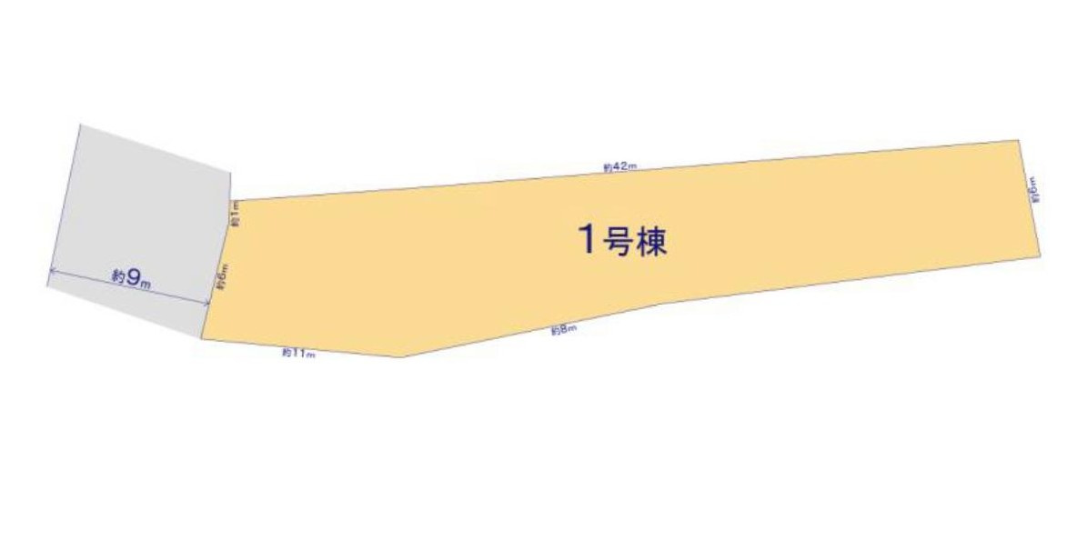 武豊町長峰20-1『仲介手数料無料』新築戸建ての区画図