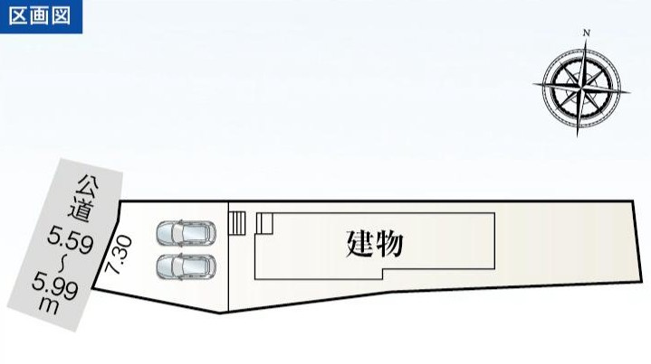 武豊町長峰20-1『仲介手数料無料』新築一戸建て・建売の区画図