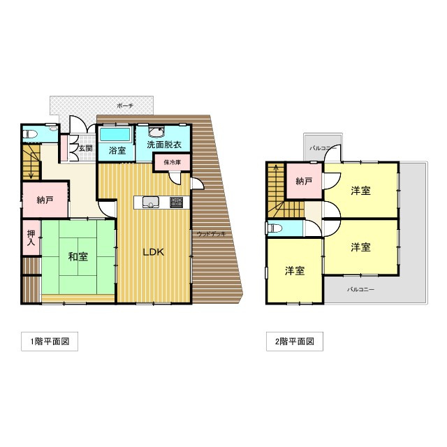 下北方町下郷の間取り