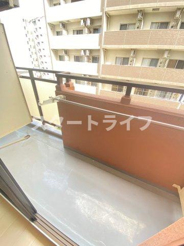 大阪市東淀川区東中島１丁目の賃貸マンションのバルコニー