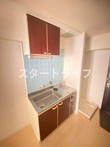 大阪市東淀川区東中島１丁目の賃貸マンションのキッチン