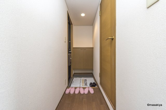 セントラルハイムの玄関|室内写真は205号室のものです。色、仕様は異なります。