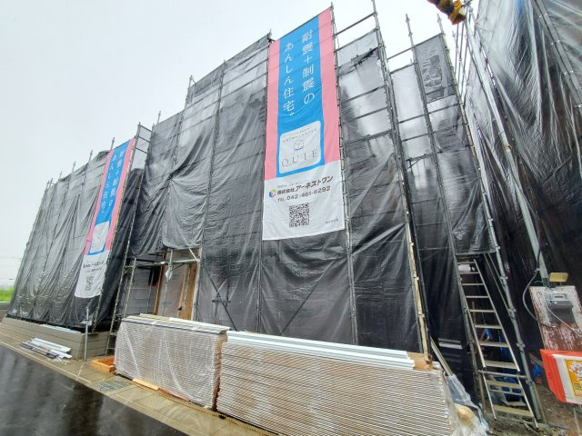 八潮市　南川崎　新築戸建　全11棟の前面道路含む現地写真|前面道路含む現地写真です