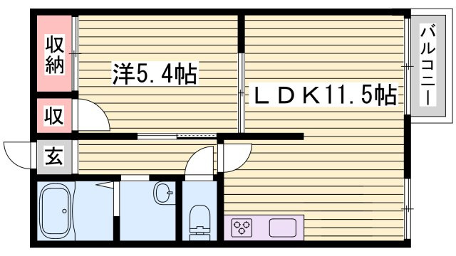 タウニイ塩屋の間取り