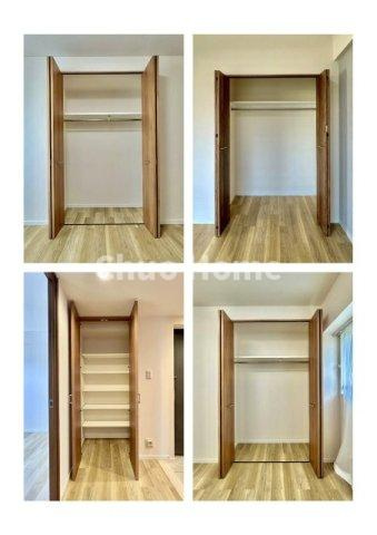 レクセルマンション北千住の収納|居室にはクローゼットを完備し、自由度の高い家具の配置が叶うシンプルな空間です。お子様の成長と必要になる子供部屋を与えるにはぴったりの間取りですね。