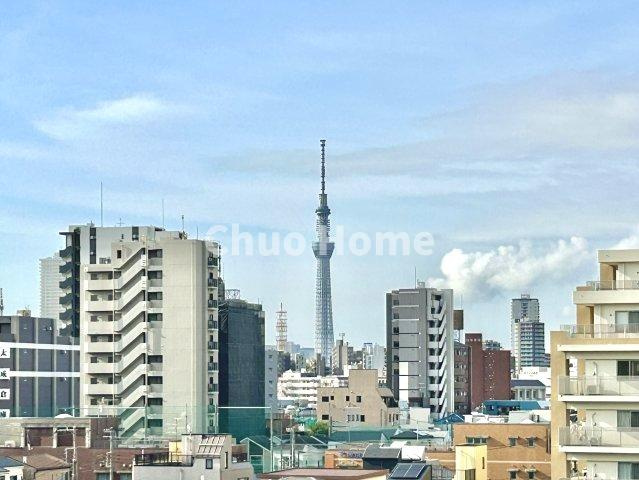 レクセルマンション北千住の展望|スカイツリーが望めます