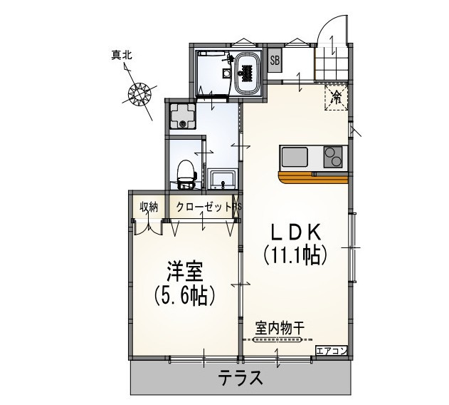 サンライズ聖蹟桜ヶ丘の間取り