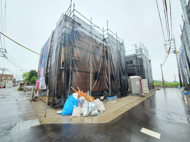 八潮市　南川崎　新築戸建　全11棟の前面道路含む現地写真|前面道路含む現地写真です