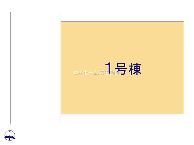 【区画図】 | 小牧市下小針中島３丁目186『仲介料無料』新築戸建て | 1号棟