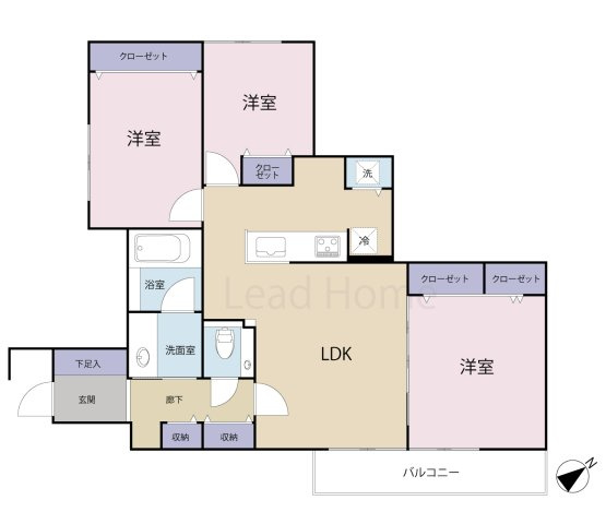 【間取り】 | 秀和御殿山レジデンス