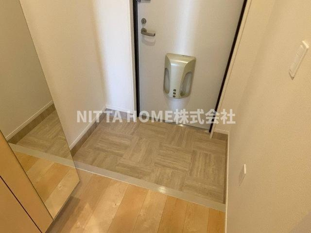 丹波市氷上町市辺のアパートの玄関|広いスペースの玄関です＊トールサイズのシューズボックス付き◇