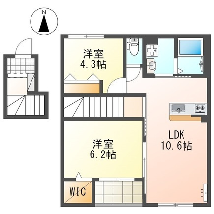 丹波市氷上町市辺のアパート