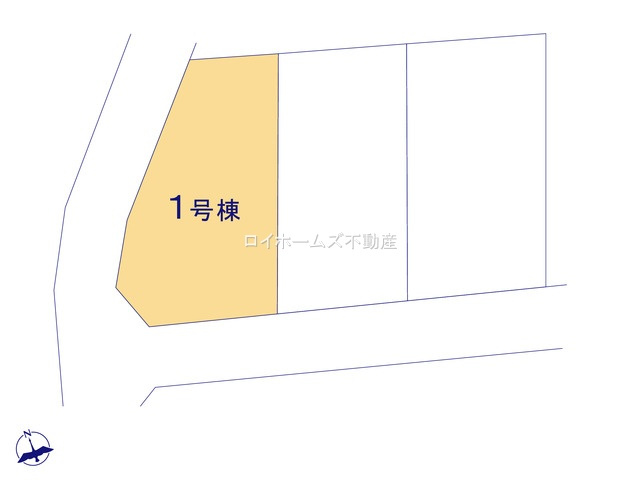 【区画図】 | 丹羽郡扶桑町大字高雄字覚王寺前21-21『仲介料無料』新築戸建て | 1号棟