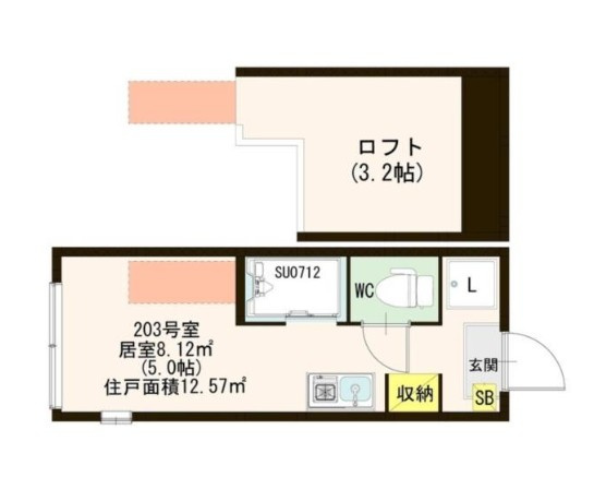ヴィラ・エスポワール蒲田の間取り