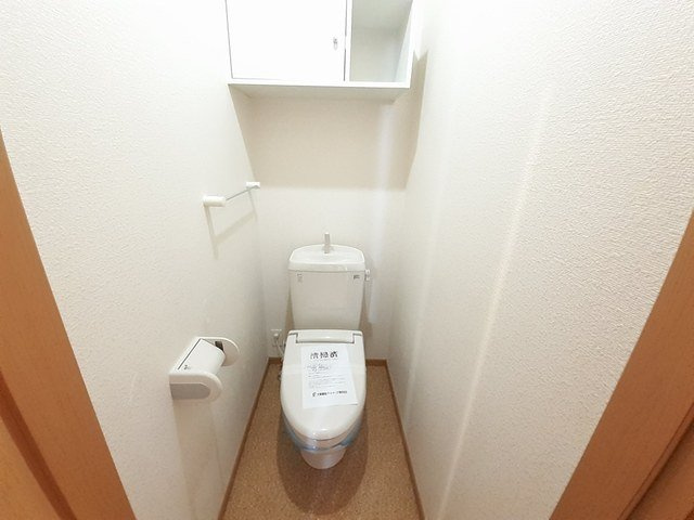サニーサイトＢのトイレ|トイレもきれいです