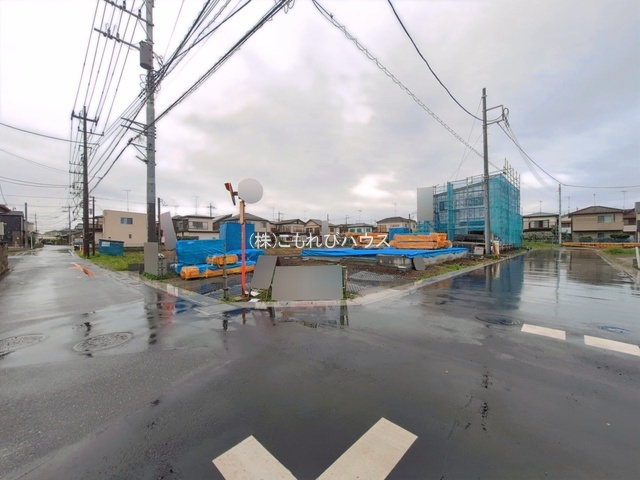 鴻巣市松原3丁目　新築一戸建て　（9区画）　07の前面道路含む現地写真|5/22撮影