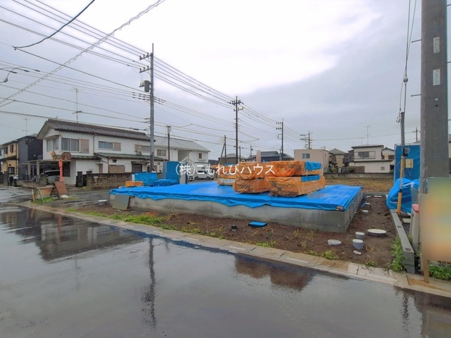 鴻巣市松原3丁目　新築一戸建て　（9区画）　07の駐車場|5/22撮影