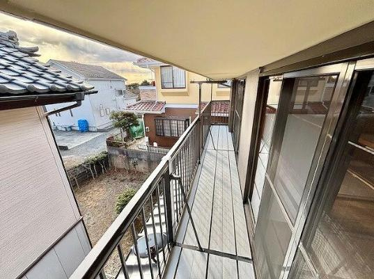 日立市久慈町1期　中古戸建のバルコニー