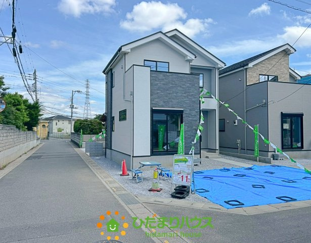 久喜市野久喜4期　新築一戸建て　01　リガーレの外観|毎日の帰宅が楽しみになる佇まいです！