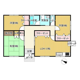 【間取り】 | 京都府船井郡京丹波町水原　戸建て　