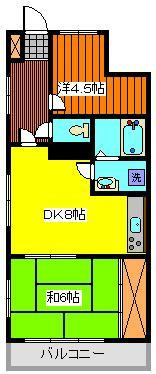 クレスト南浦和弐番館の間取り