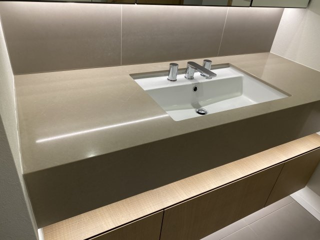 千代田区一番町の賃貸マンションの洗面所