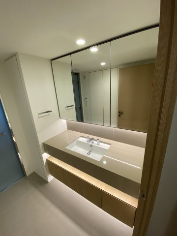 千代田区一番町の賃貸マンションの洗面所