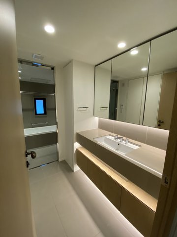 千代田区一番町の賃貸マンションの独立洗面台