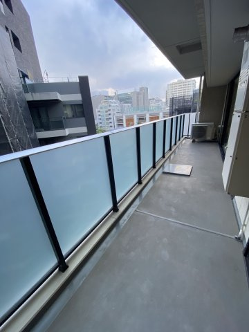 千代田区一番町の賃貸マンションのバルコニー
