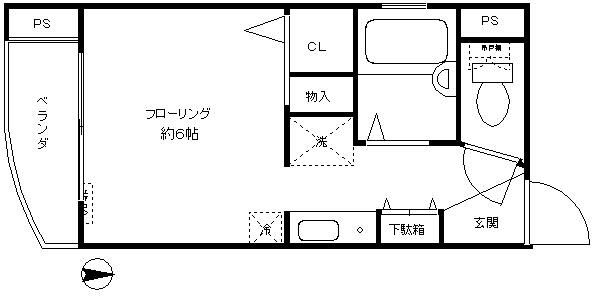 渡部ビルの間取り