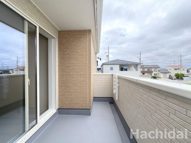 碧南市伊勢町1丁目　新築戸建＜4号棟＞のバルコニー