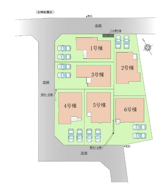 久喜市野久喜4期　新築一戸建て　02　リガーレの区画図|2号棟