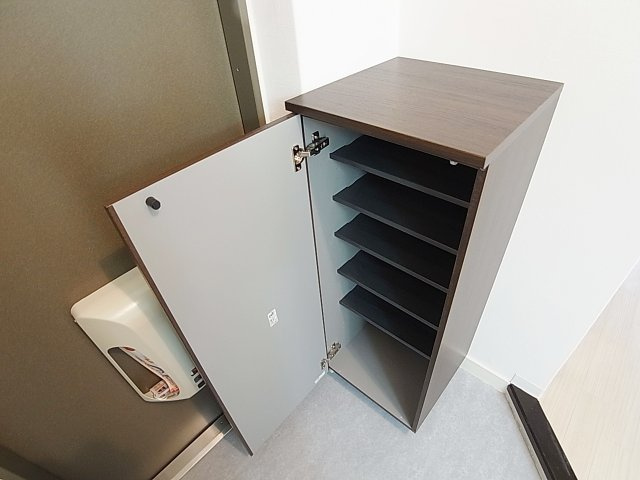ロイヤルマンション1号棟の玄関|シューズBOXも有ります
