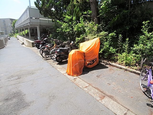 ロイヤルマンション1号棟のその他共用部分|敷地内に駐輪も可能