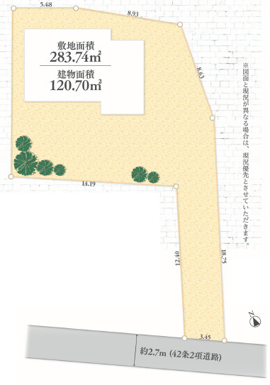 厚木市長谷　中古戸建（投資用）の区画図
