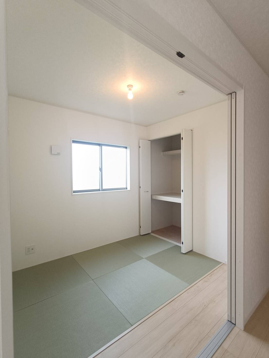 八潮市　南川崎　新築戸建　全11棟の和室|和室があれば、来客や子供用のスペースとして活躍します