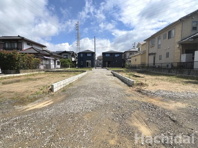 碧南市笹山町　新築戸建＜5号棟＞の前面道路含む現地写真|ただいま建築中です♪（2026.05.22現在）