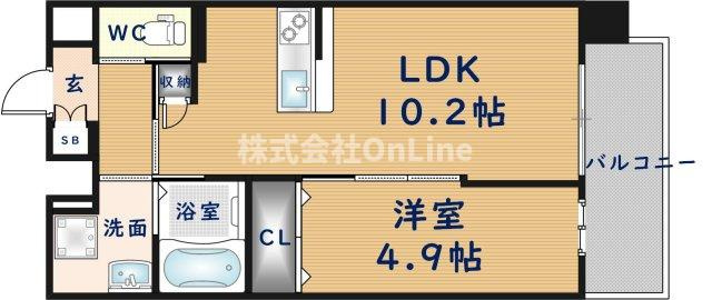 【間取り】 | シャルールメゾン桃谷
