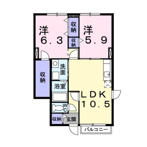 シーズグレースの間取り