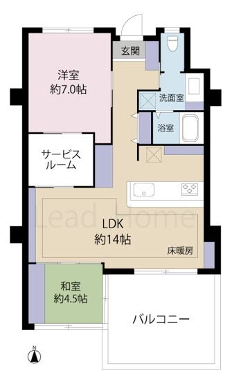 【間取り】 | マンション恵比須苑