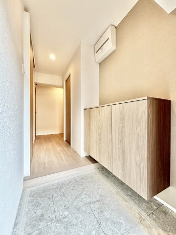 立花グリーンハイツ四号棟の玄関|シンプルで使いやすい玄関です