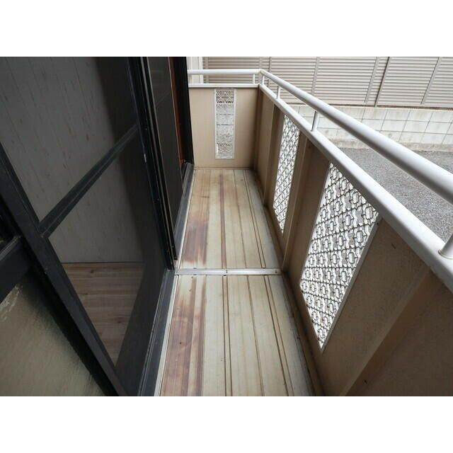 エクセルハイムのバルコニー