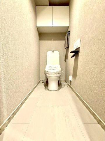 マイキャッスルセンター北Ⅱのトイレ|清潔感のあるトイレ空間は、使い勝手にも配慮された設計。毎日を快適に過ごせる、上品で落ち着いた空間です。