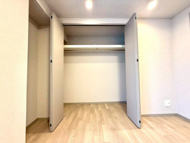 マイキャッスルセンター北Ⅱの収納|ゆとりある広さを確保し、衣類の出し入れもしやすい設計となっています。