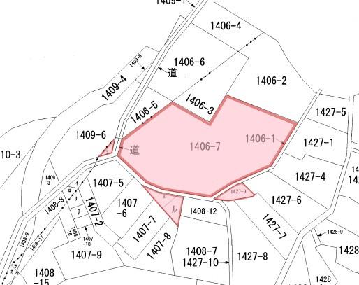 丸山吉野町11番34（C-24）の土地図