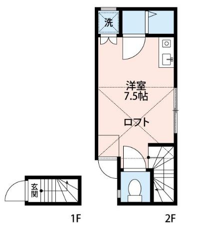 ライブリー江古田の間取り|ワンルームタイプのお部屋☆