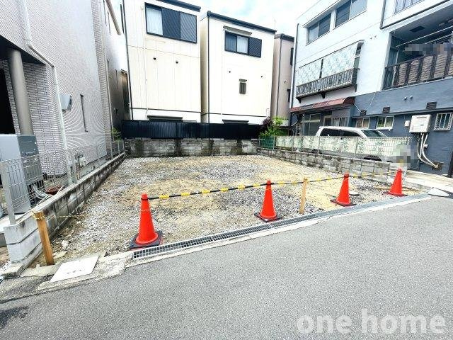 東淀川区相川2丁目　土地の前面道路含む現地写真|◆約8m×約8mの整形地です！
◆境界確定→地積更生登記済みで安心してご購入いただけます！
