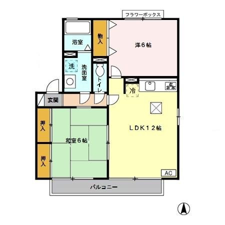 エクセルこだまの間取り