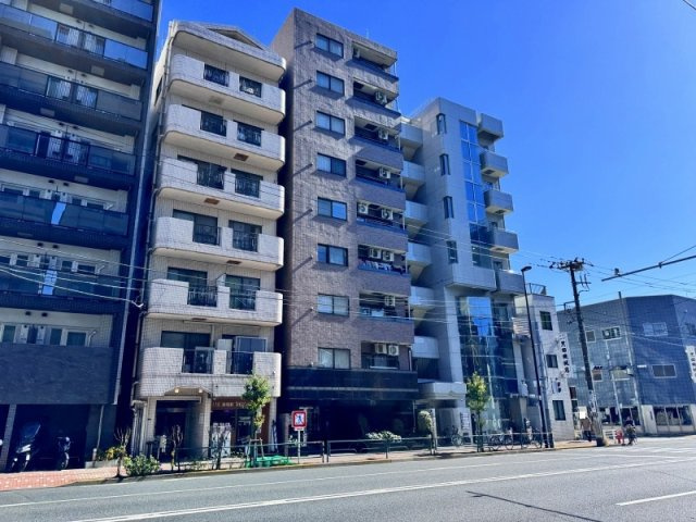 本所吾妻橋アムフラットの外観|ペット飼育可能な平成１３年築の新耐震基準マンション、本所吾妻橋アムフラットは即日現地案内可能となっておりますので、お気軽にお問い合わせください！