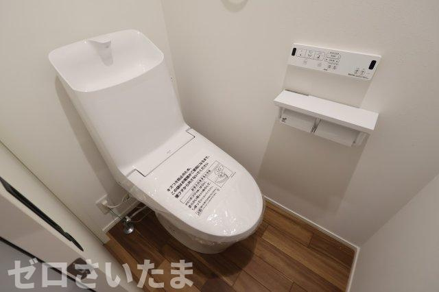 《仲介手数料無料》北区上十条５丁目21-6新築一戸建てメルディアのトイレ